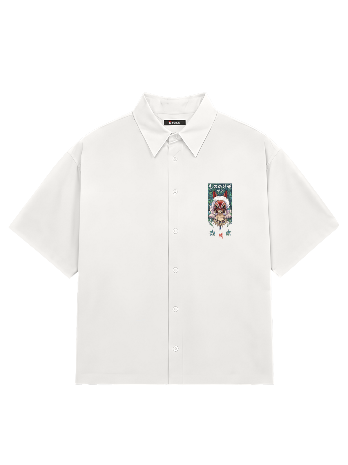 SHIRTS / GHIBLI PRINCESS MONONOKE (WHITE)