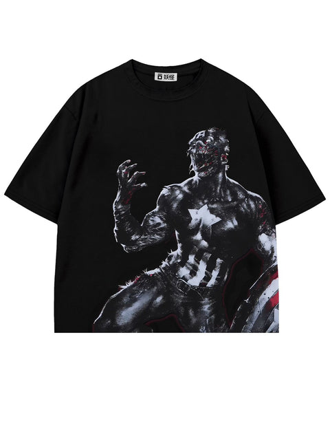 T-SHIRT / Zombie! America (BLACK)