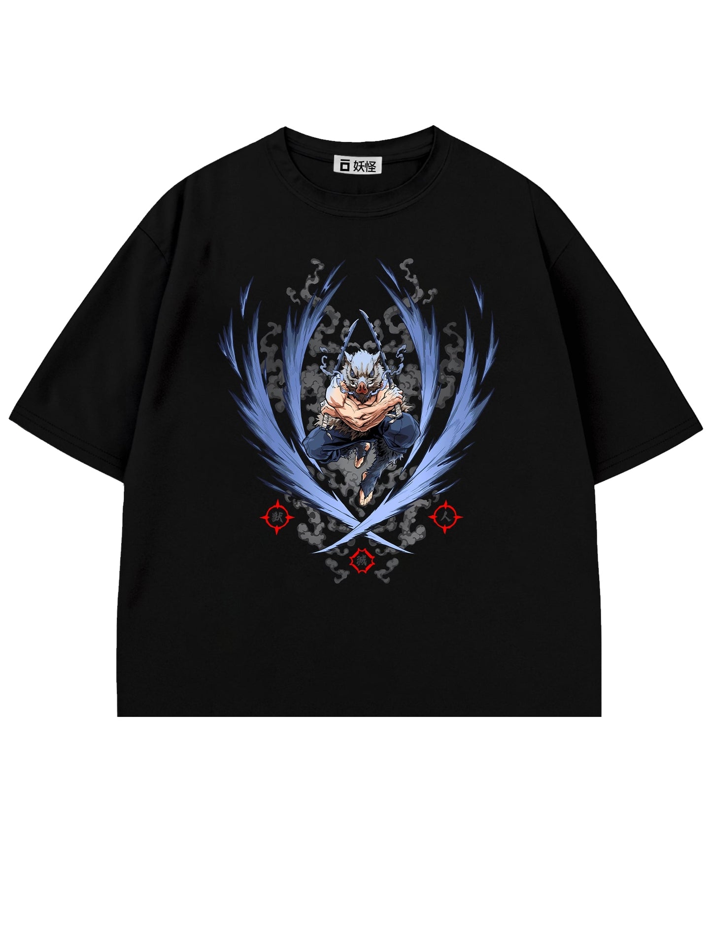 T-SHIRT / DEMON SLAYER Inosuke (Black)