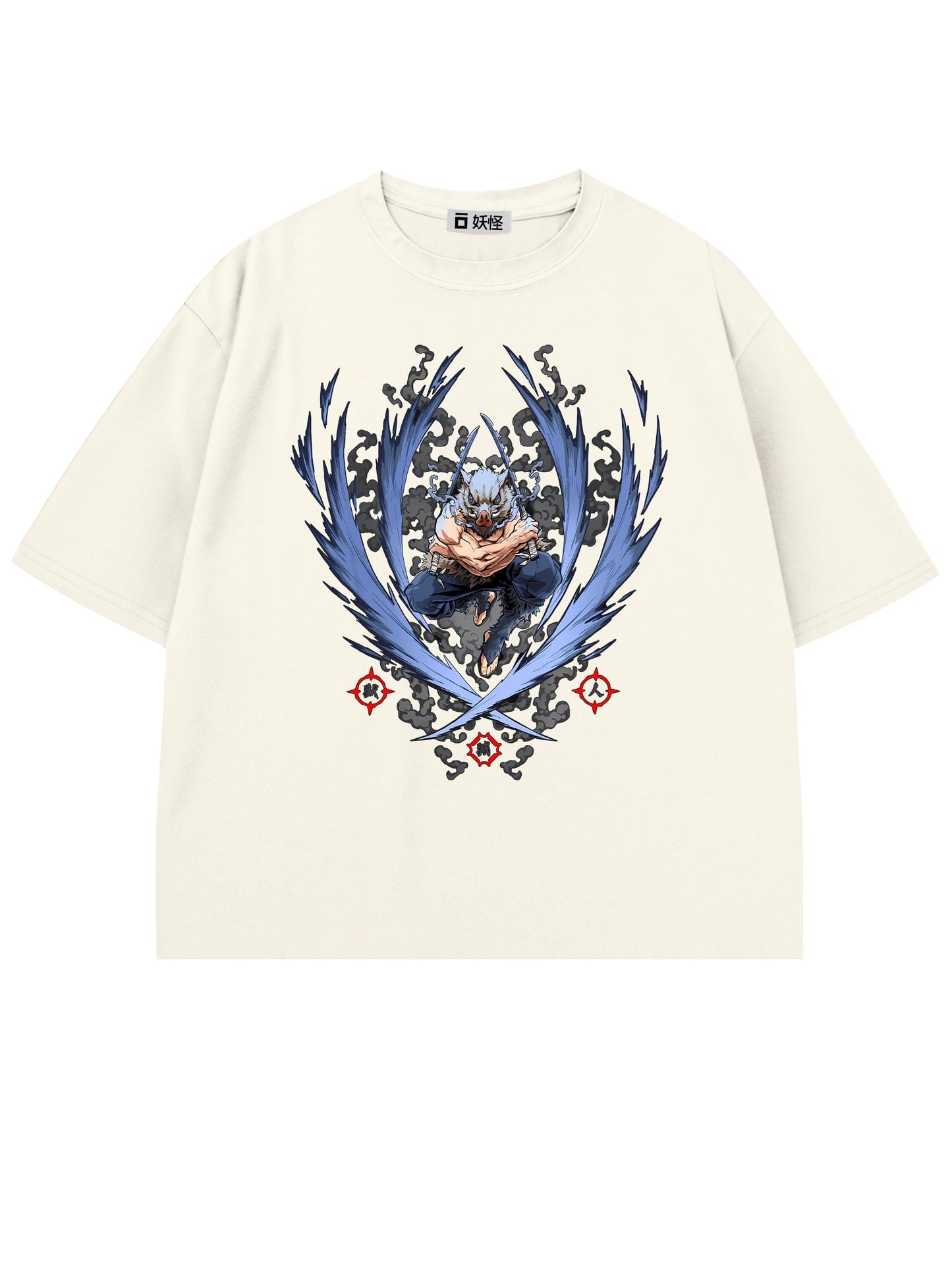 T-SHIRT / DEMON SLAYER Inosuke (White)