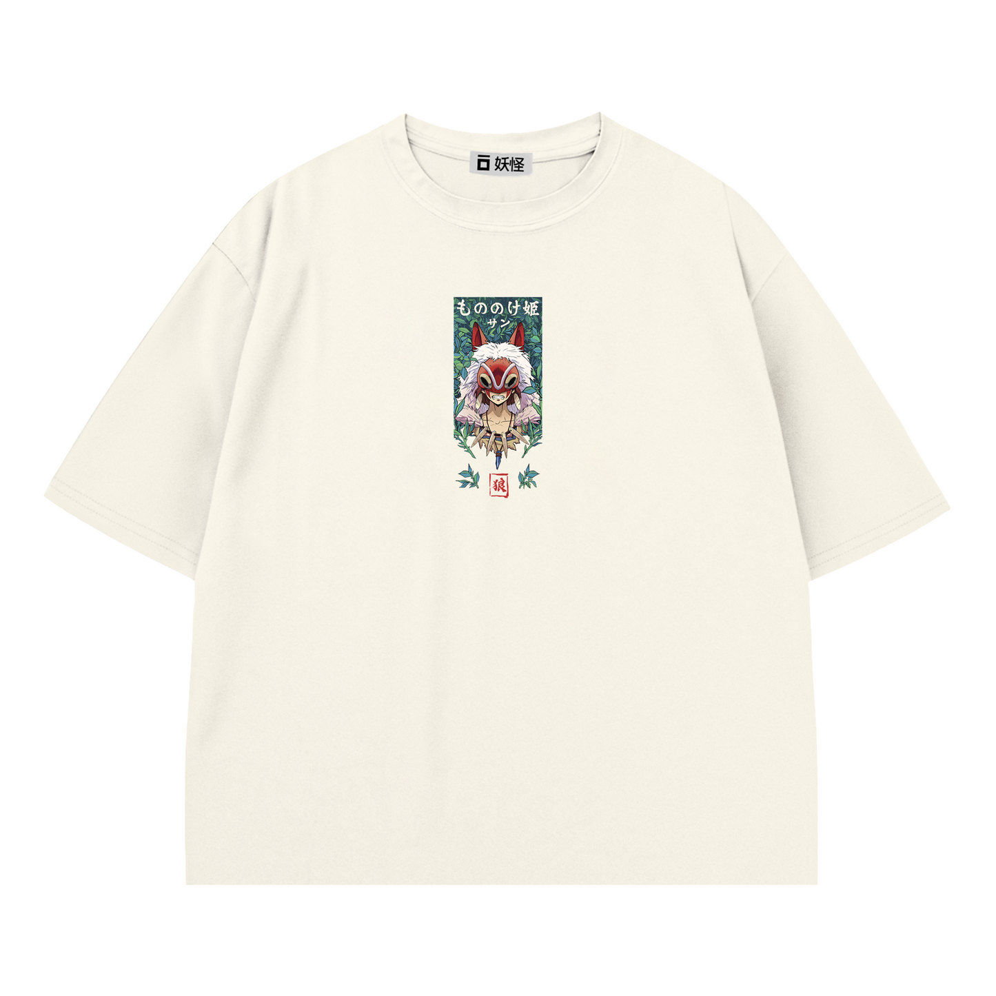 T-SHIRT / GHIBLI PRINCESS MONONOKE (WHITE)