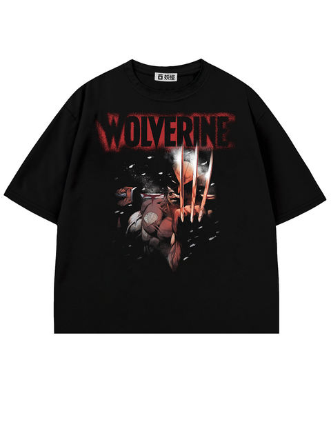 T-SHIRT / WOLVERINE MARVEL (BLACK)