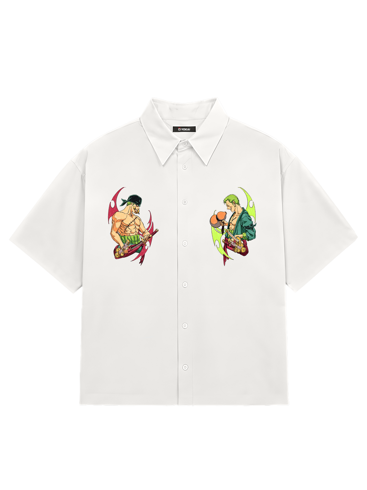 SHIRTS / RORONOA ZORO (WHITE)