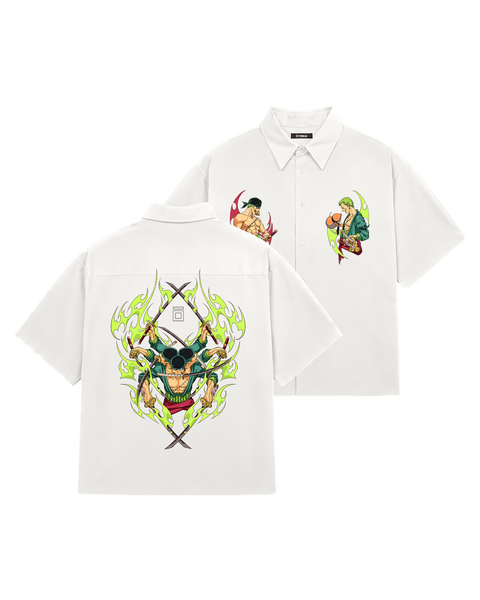 SHIRTS / RORONOA ZORO (WHITE)