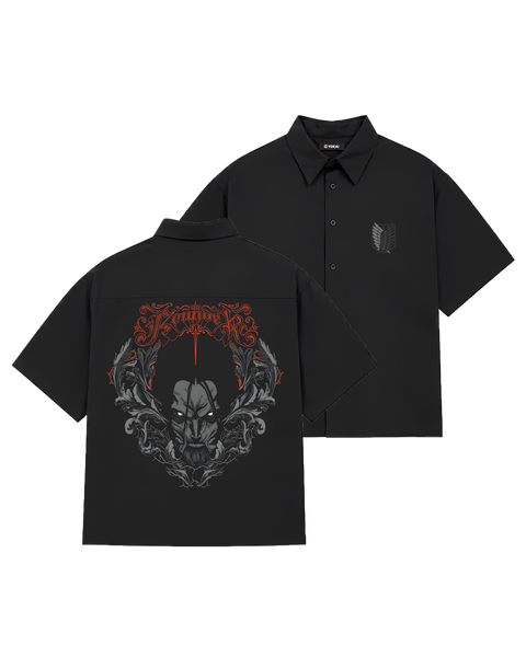 SHIRTS / EREN YEAGER (BLACK)