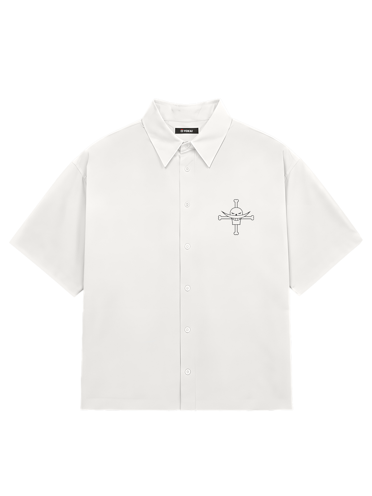 SHIRTS / ONE PEICE WHITE BEARD (WHITE)