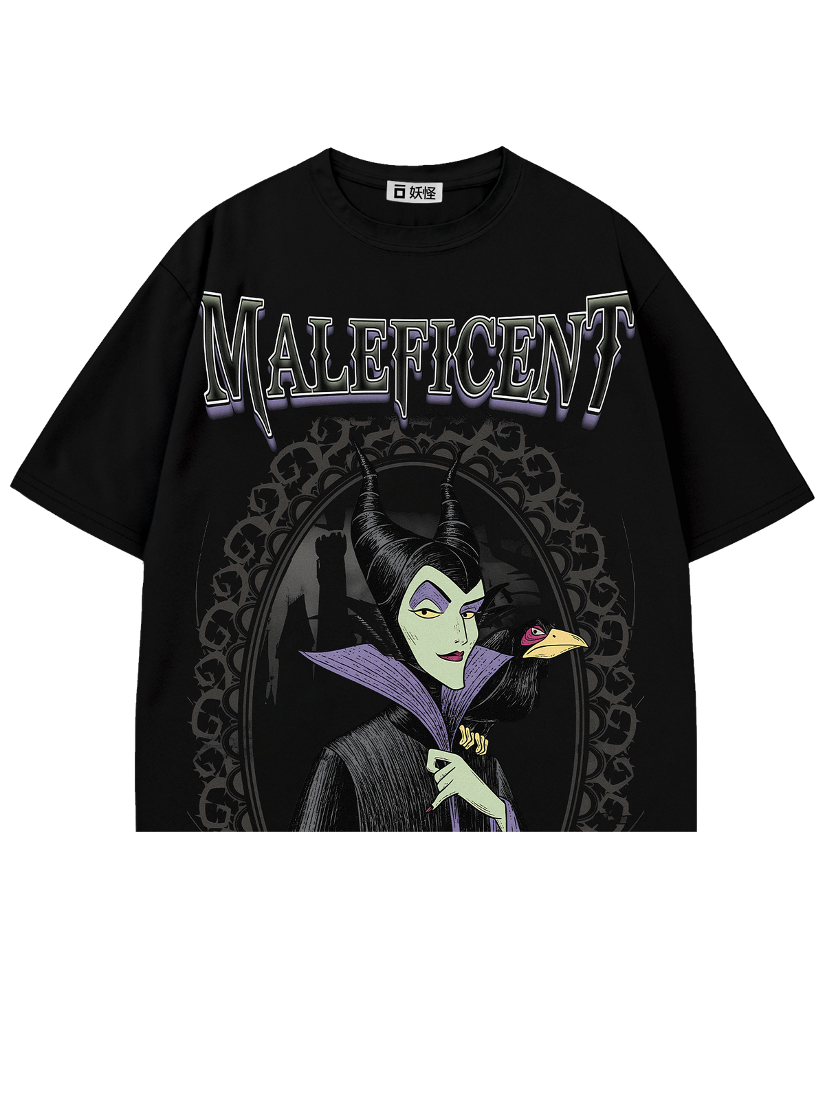 T-SHIRT / MALEFICENT(BLACK)
