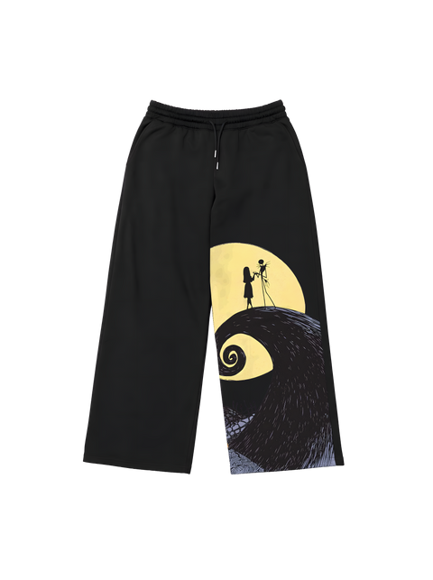 SWEATPANTS / Moon Silhouette(BLACK)
