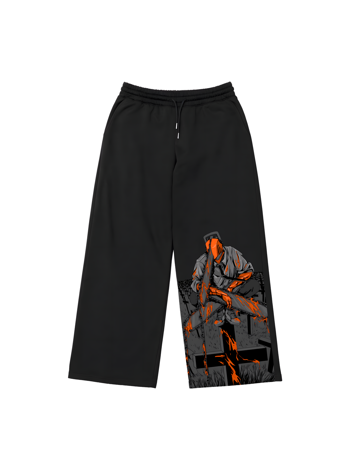 SWEATPANTS / Chainsaw Man (BLACK)