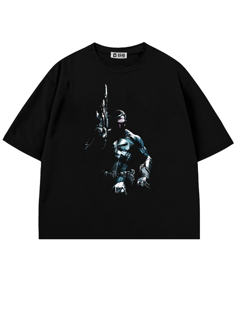 T-SHIRT / PUNISHER MARVEL (BLACK)