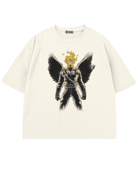 T-SHIRT / GHOST RIDER MARVEL (WHITE)
