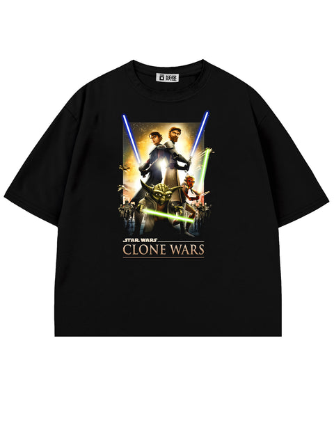 T-SHIRT / CLONE WARS (BLACK)