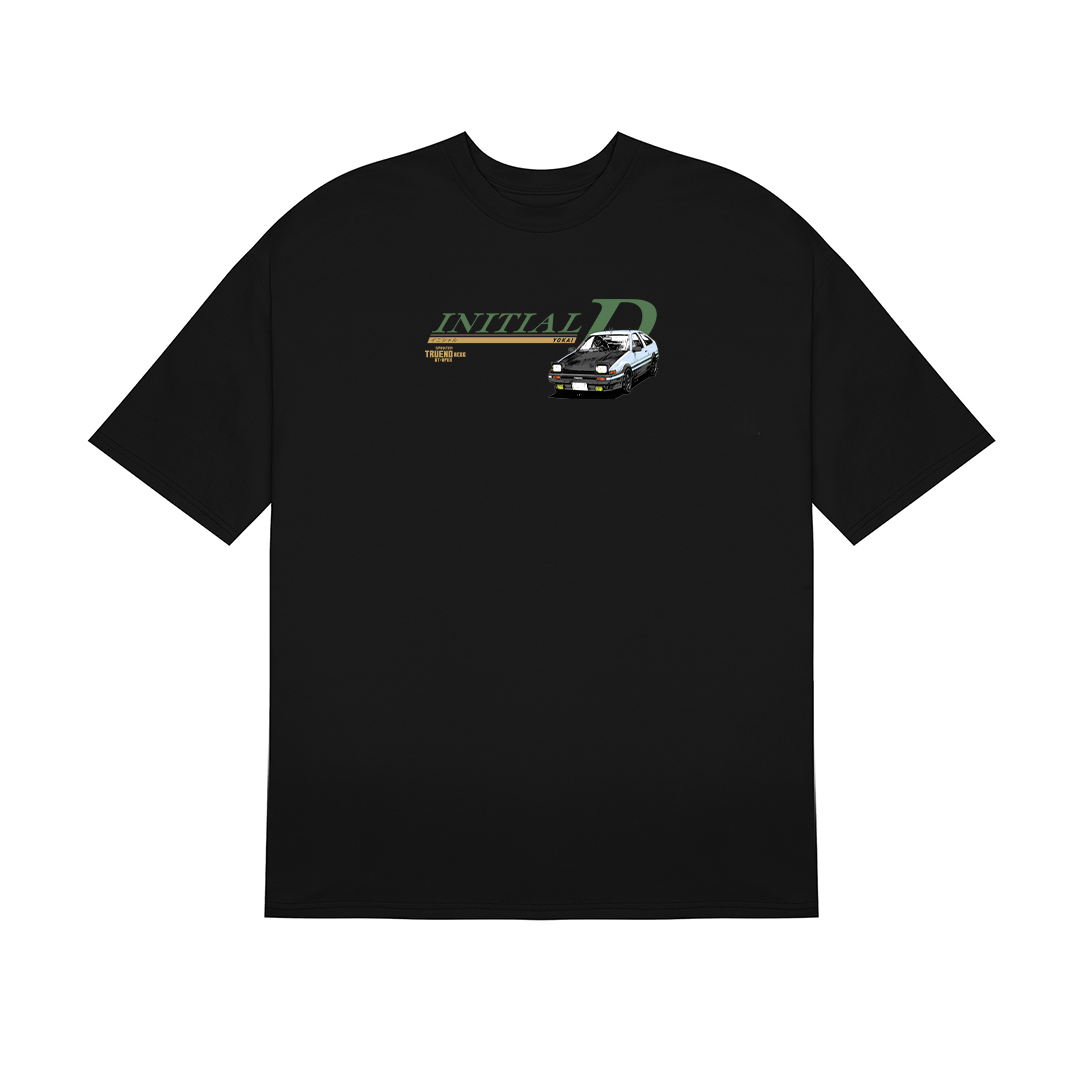 T-SHIRT / INITIAL-D TAKUMI FUJIWARA (BLACK)