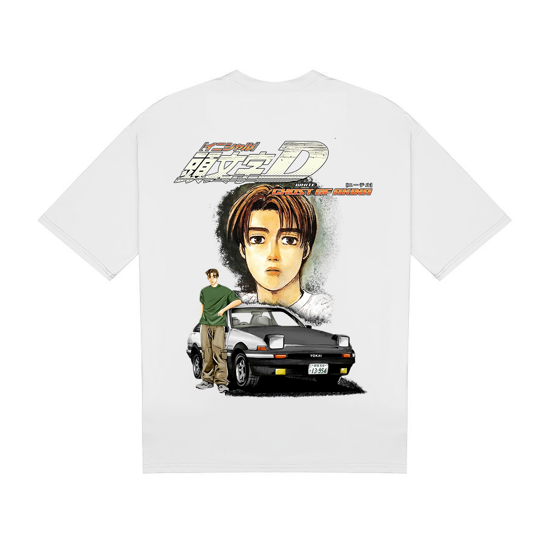 T-SHIRT / INITIAL-D TAKUMI FUJIWARA (WHITE)