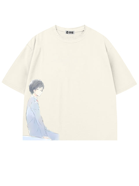 T-SHIRT / Arima Kousei YOUR LIE IN APRIL (WHITE)