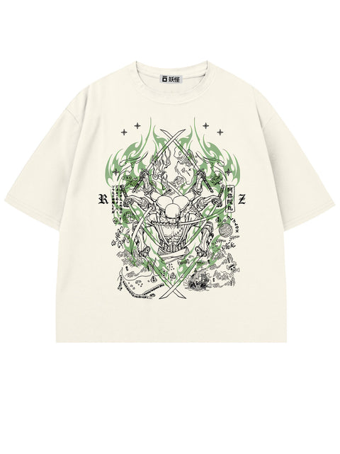 T-SHIRT / Roronoa Zoro II (WHITE)