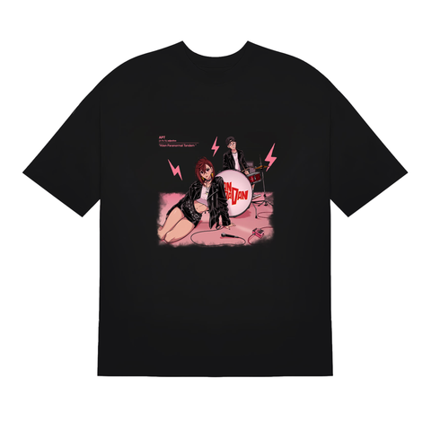 T-SHIRT / DANDADAN X APT (BLACK)