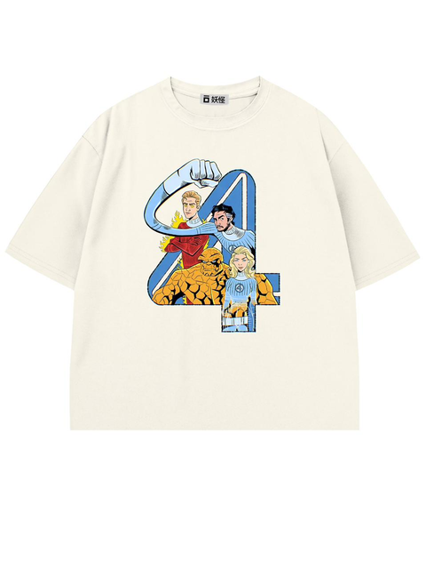 T-SHIRT / THE FOUR (WHITE)