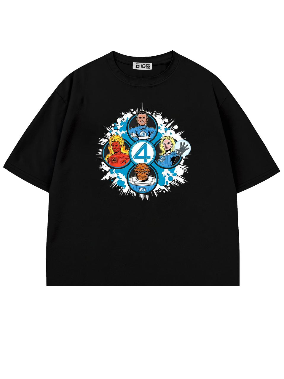 T-SHIRT / THE FOURCE (BLACK)