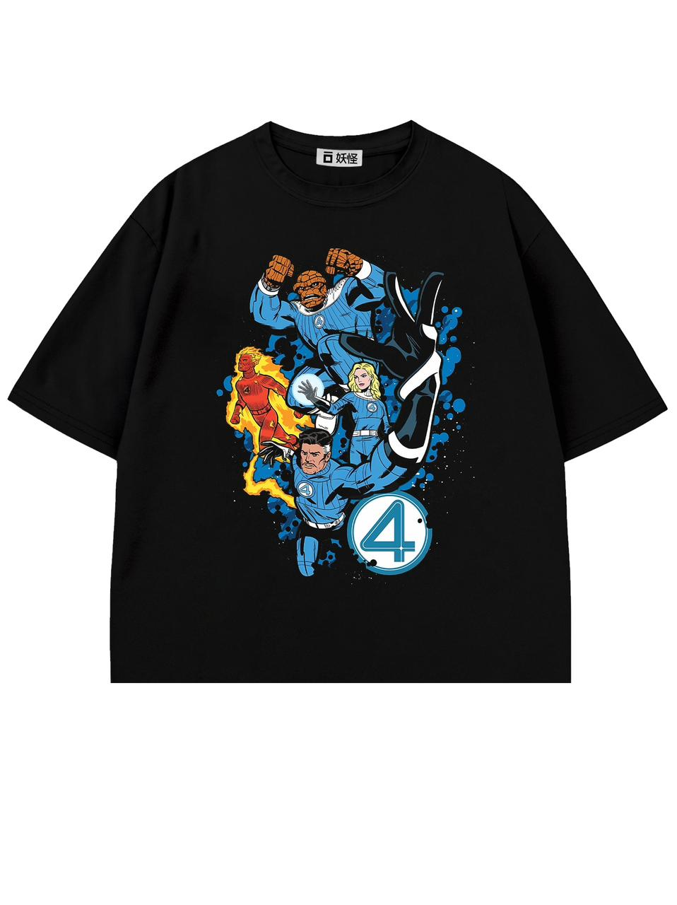 T-SHIRT / IT'S ACTION TIME (BLACK)