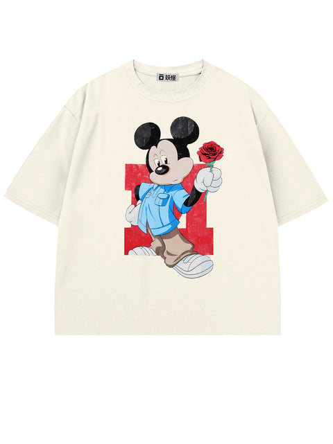 T-SHIRT / Mickey (WHITE)