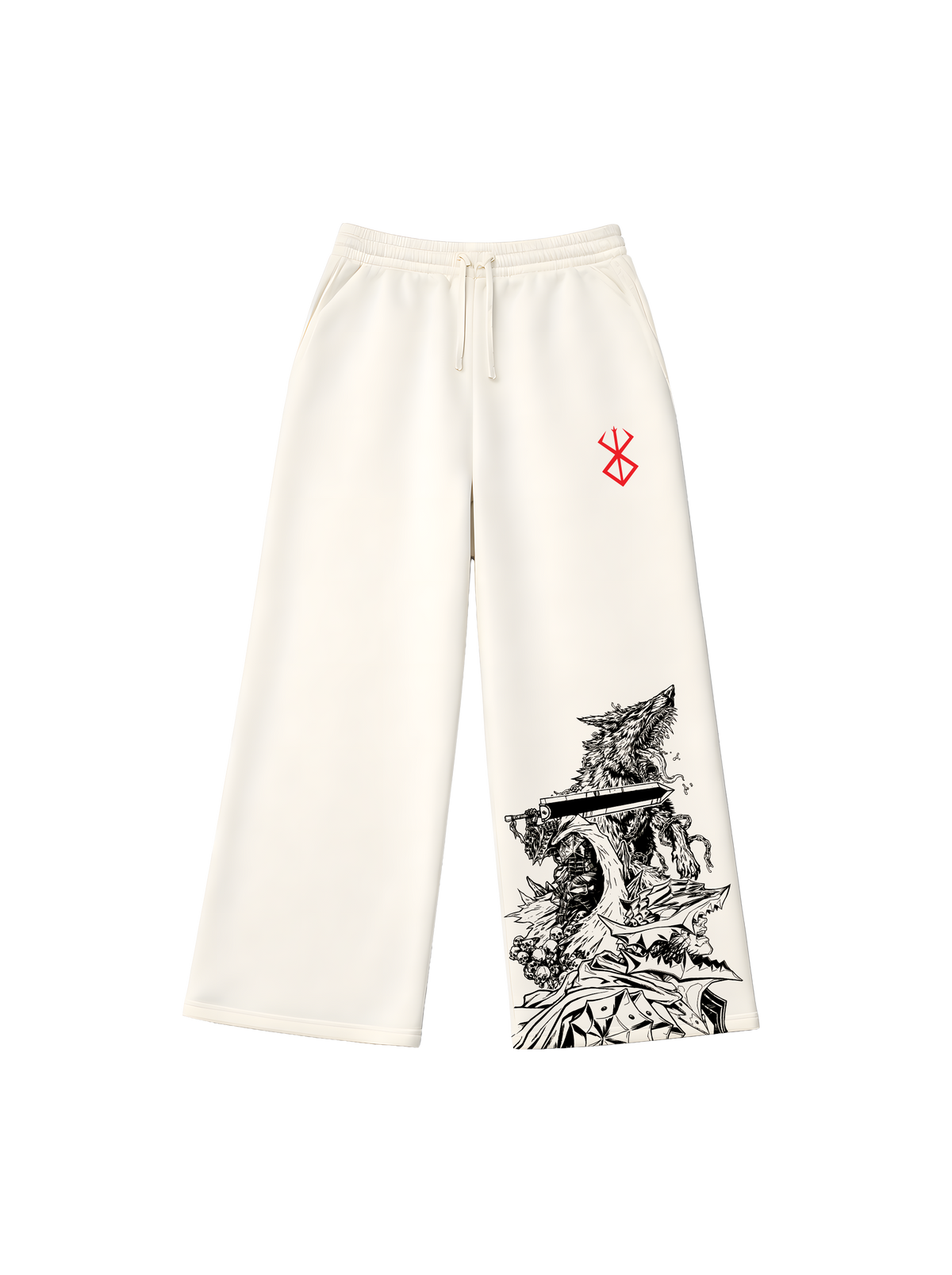 SWEATPANTS / Berserk (WHITE)