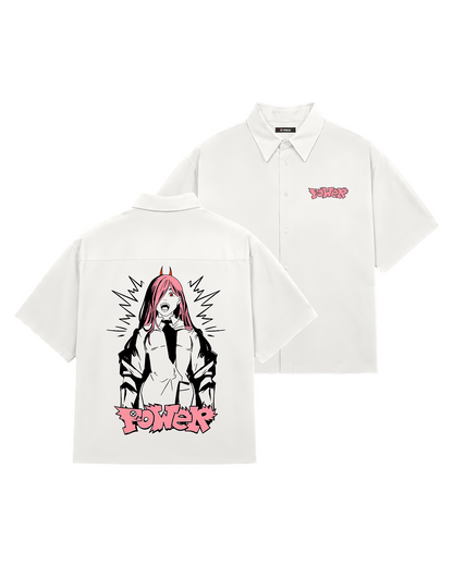 SHIRTS / POWER! (WHITE)