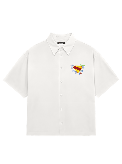 SHIRTS /  SUPERMAN & KRYPTO (WHITE)