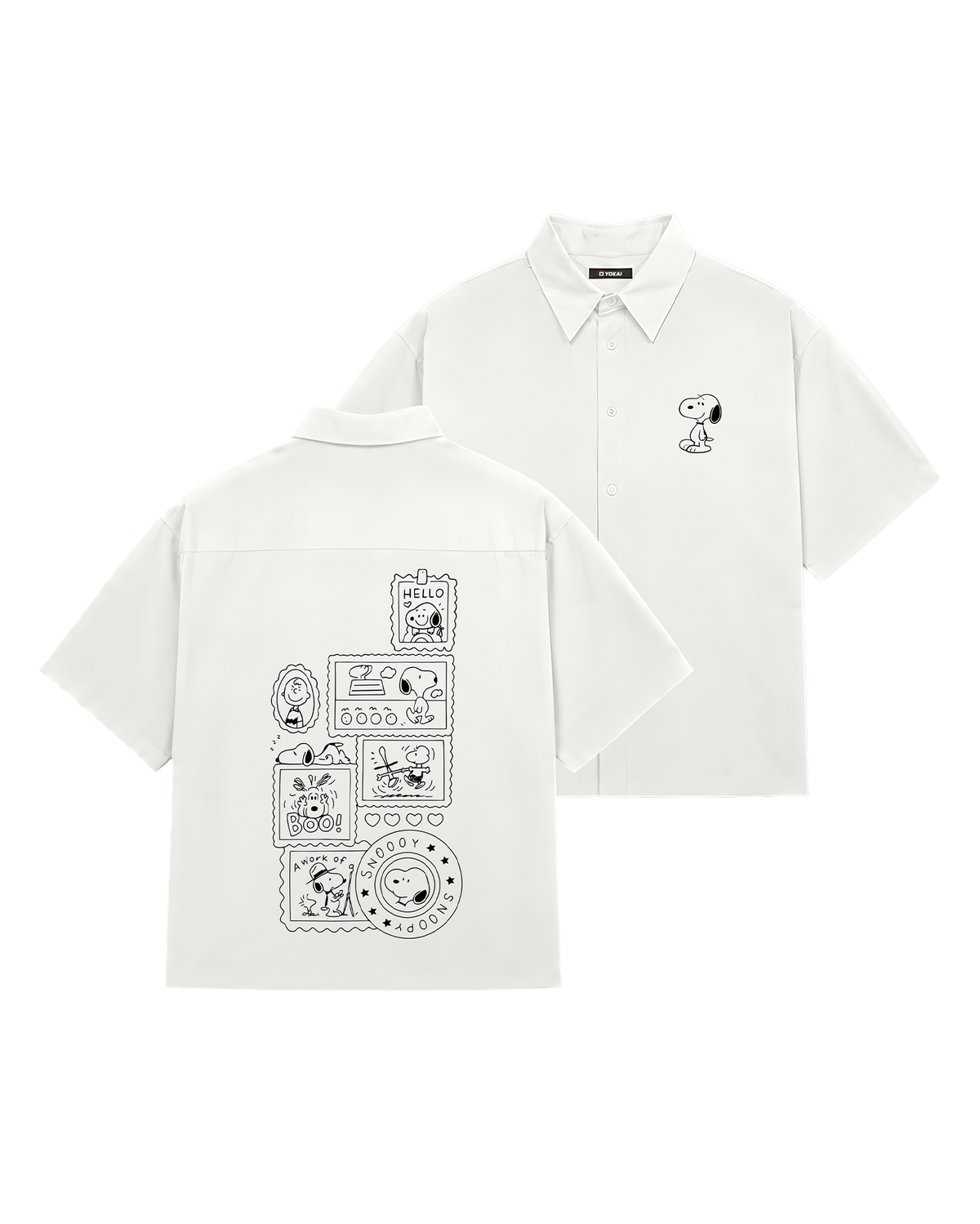 SHIRTS / SNOOPY BNW (WHITE)