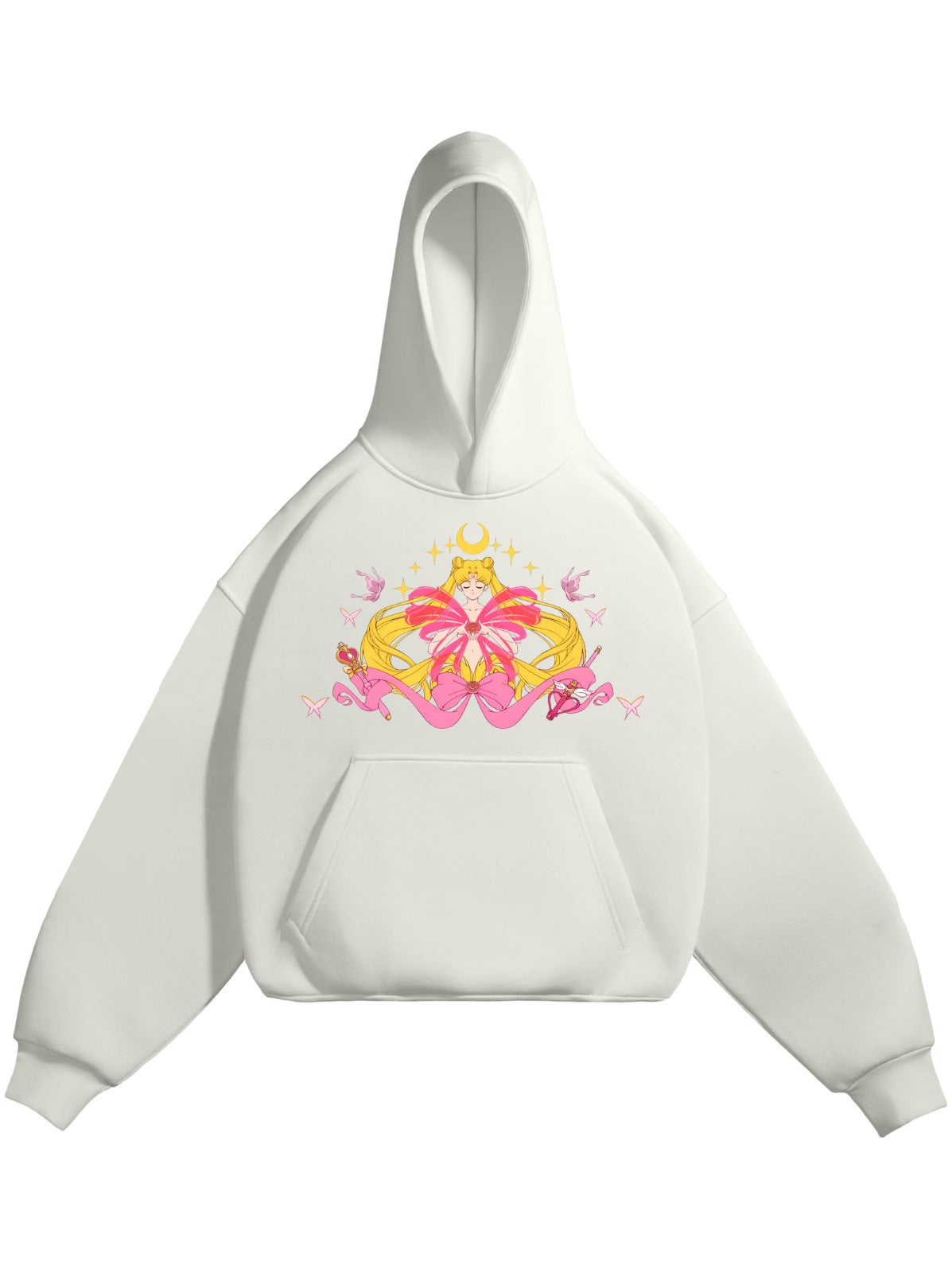 HOODIE / SAILOR-MOON (White)