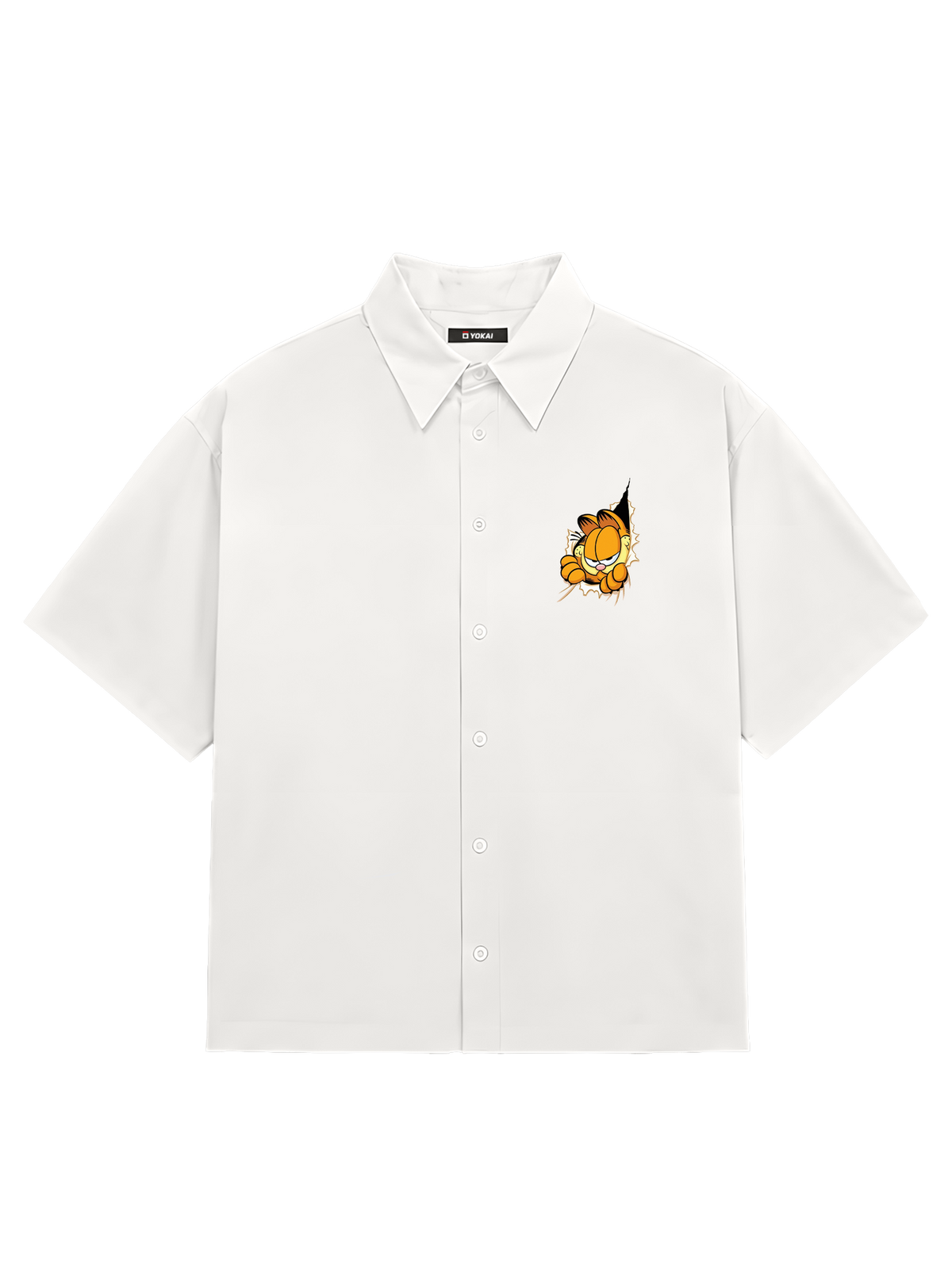 SHIRTS / GARFIELD (WHITE)