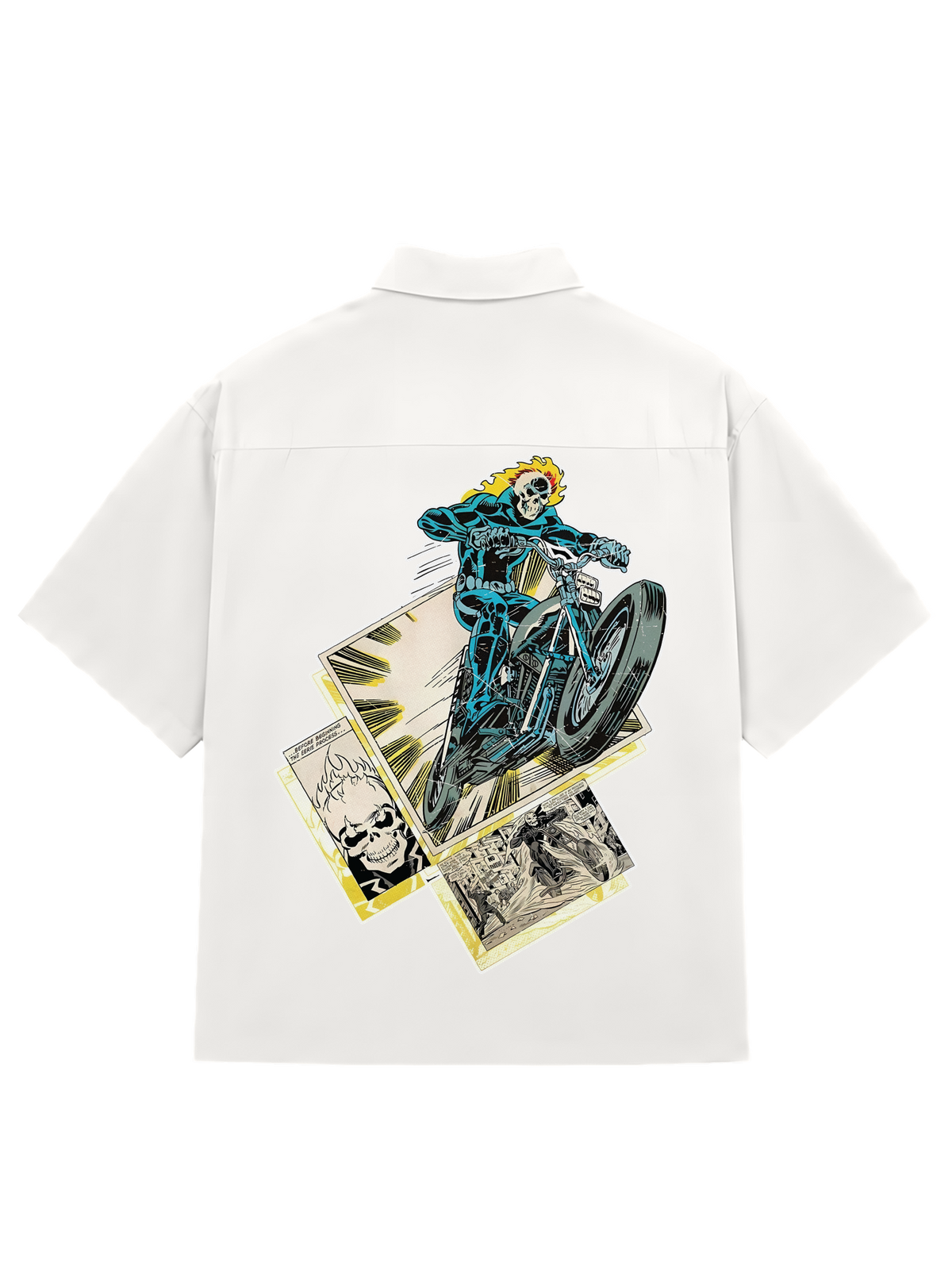 SHIRTS /  Retro Ghost Rider (WHITE)