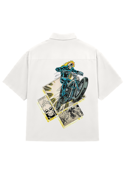 SHIRTS /  Retro Ghost Rider (WHITE)