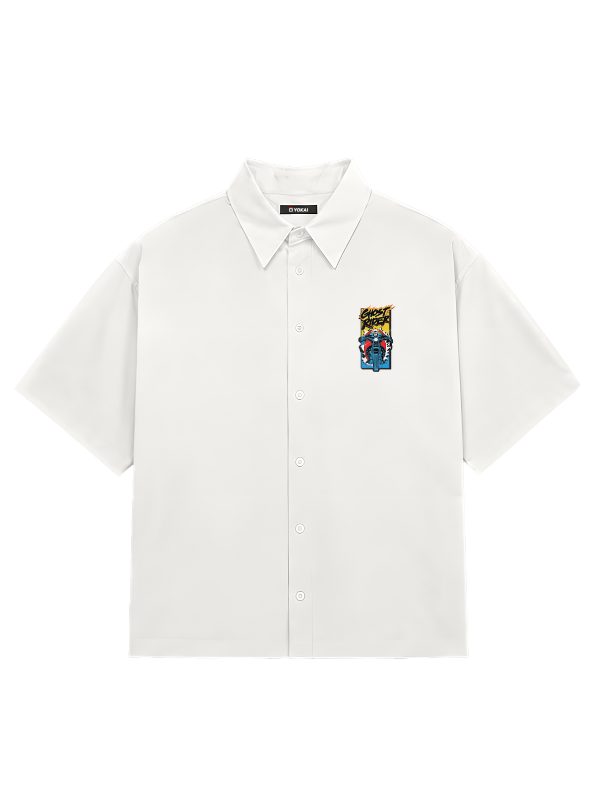SHIRTS /  Retro Ghost Rider (WHITE)