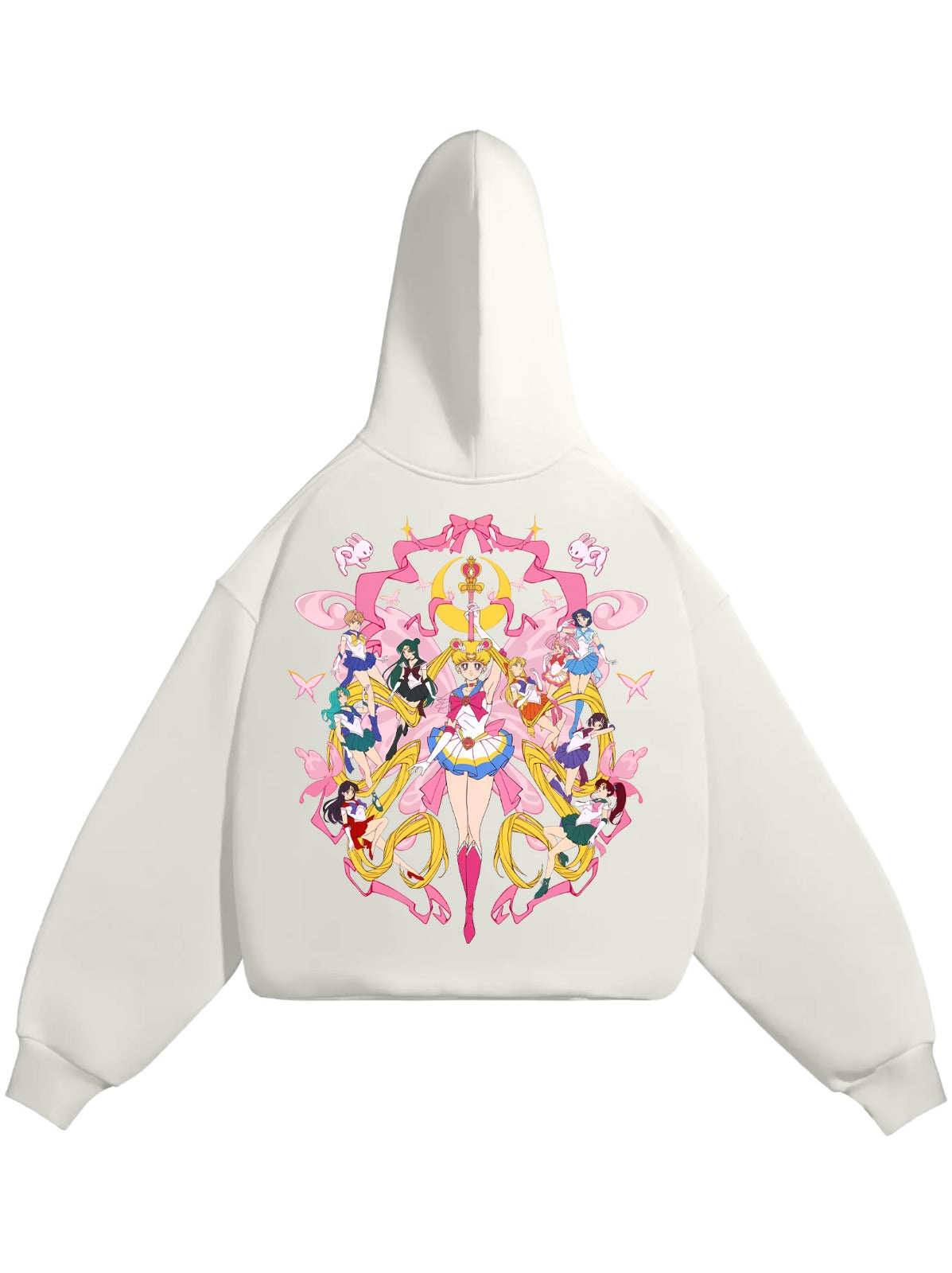HOODIE / SAILOR-MOON (White)