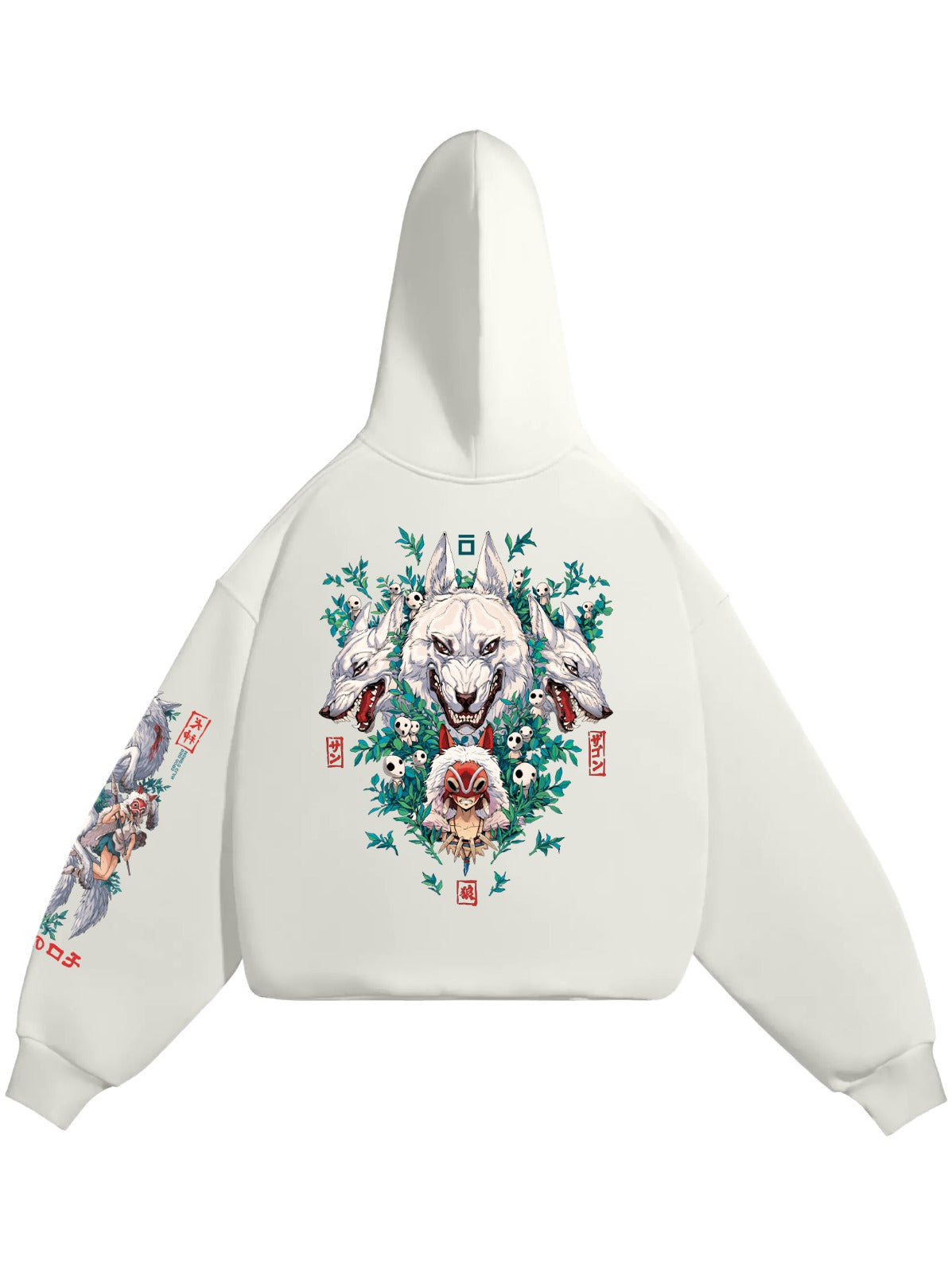 HOODIE / PRINCESS MONONOKE (White)