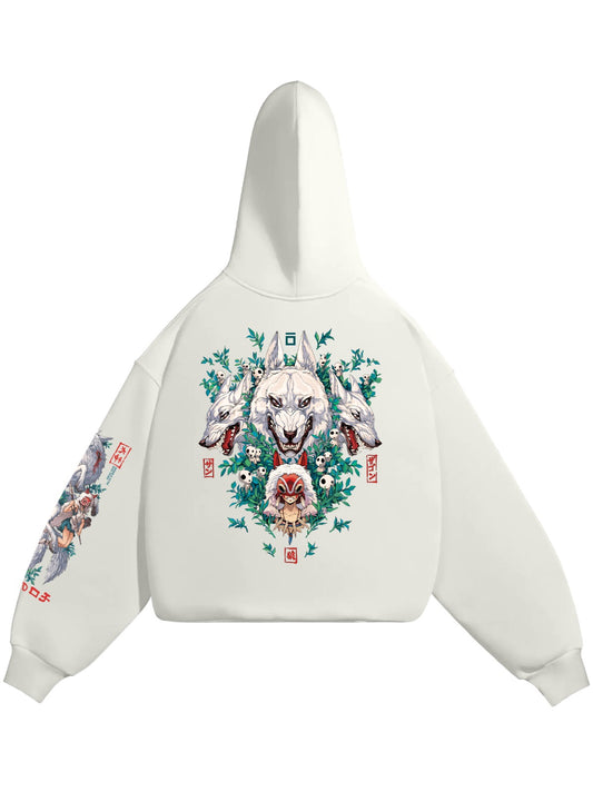 HOODIE / PRINCESS MONONOKE (White)
