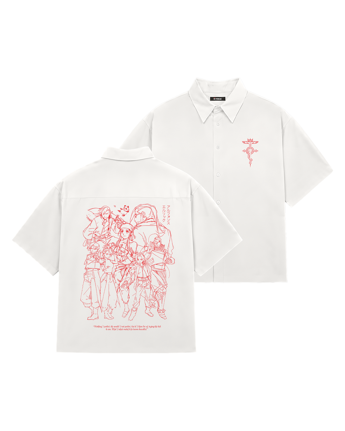 SHIRTS / FULL METAL ALCHEMIST(WHITE)