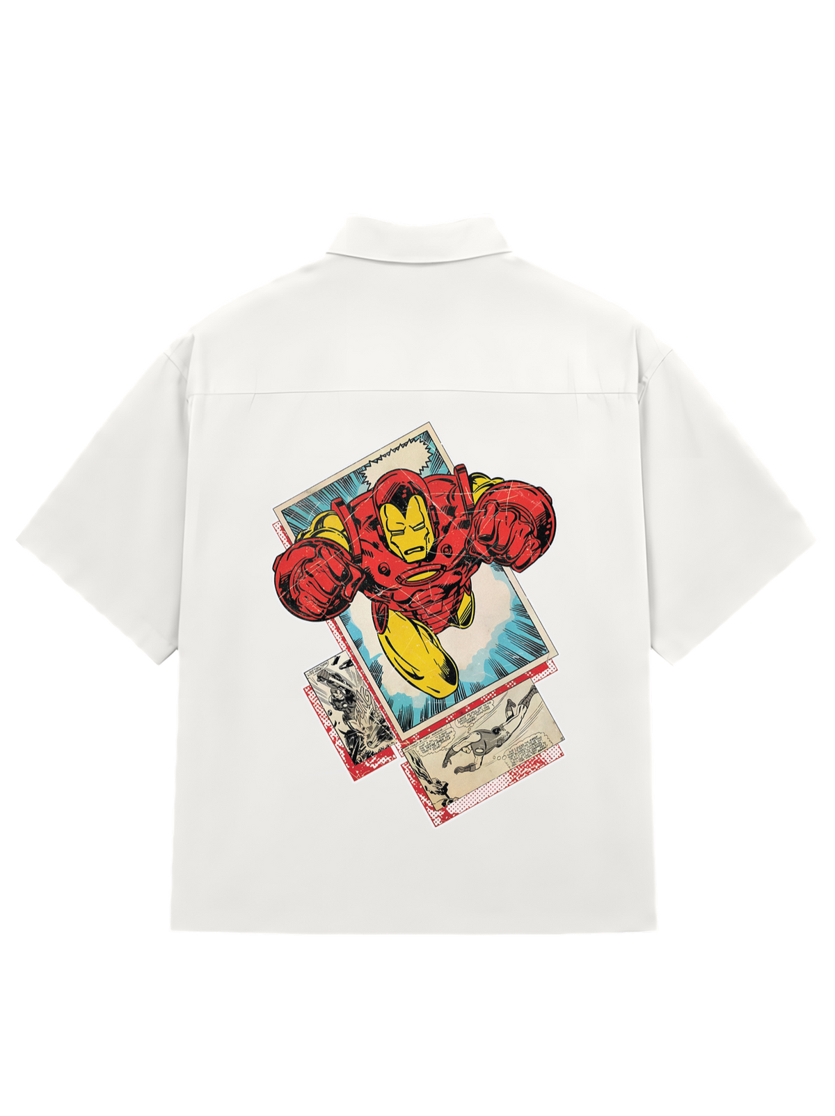 SHIRTS / Retro Iron Man (WHIITE)
