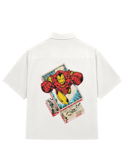 SHIRTS / Retro Iron Man (WHIITE)