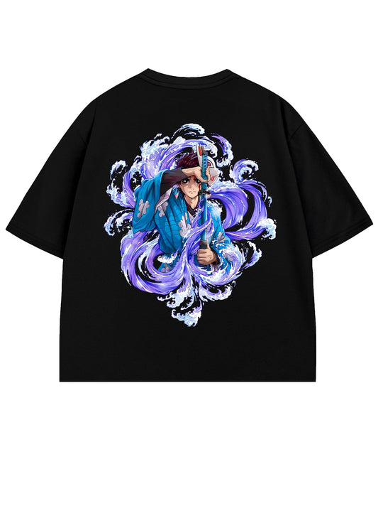 T-SHIRT / Demon Slayer Tanjiro Kamado (Black)