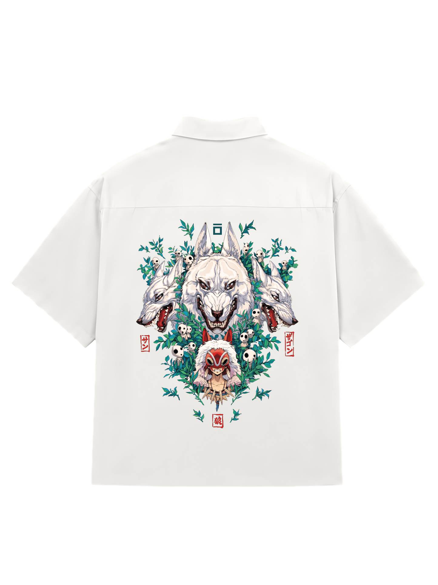 SHIRTS / GHIBLI PRINCESS MONONOKE (WHITE)