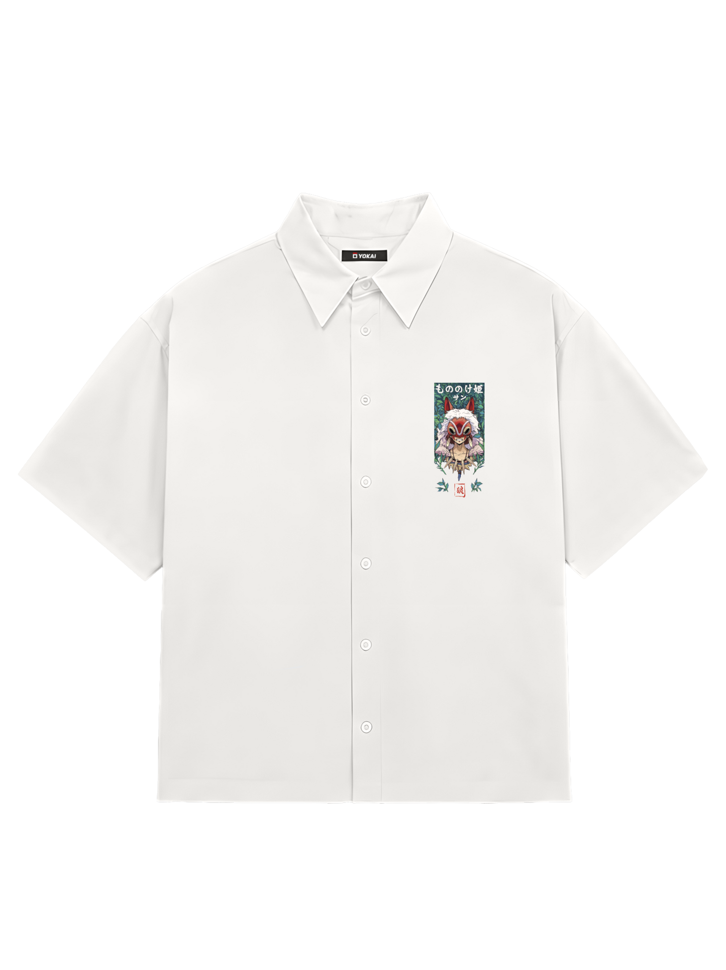 SHIRTS / GHIBLI PRINCESS MONONOKE (WHITE)
