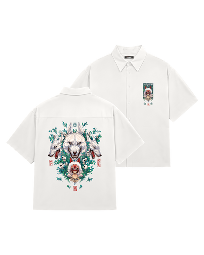 SHIRTS / GHIBLI PRINCESS MONONOKE (WHITE)