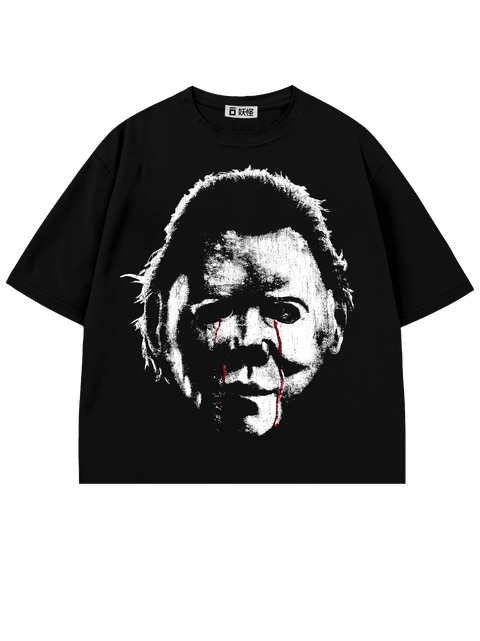 T-SHIRT / Michael Myers "Bleeding Eyes" (BLACK)