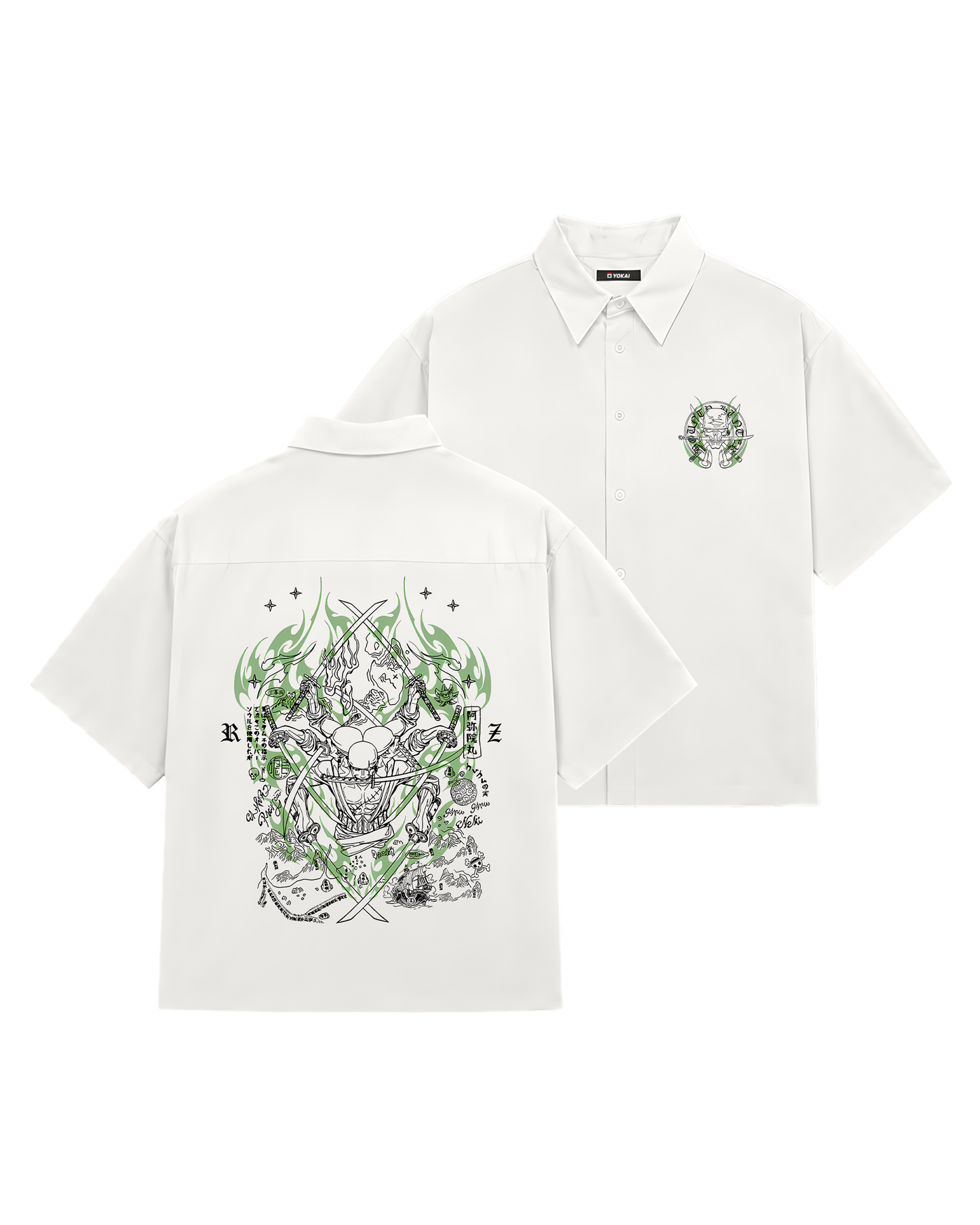 SHIRTS / RORONOA ZORO (WHITE)