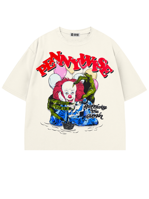 T-SHIRT / pennywise (WHITE)