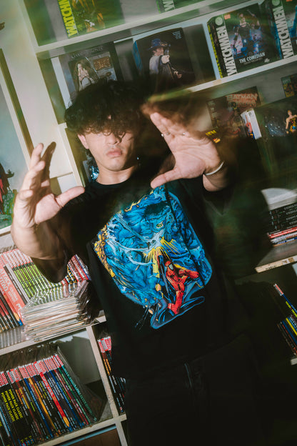 T-SHIRT / SPIDERMAN VS HULK MARVEL