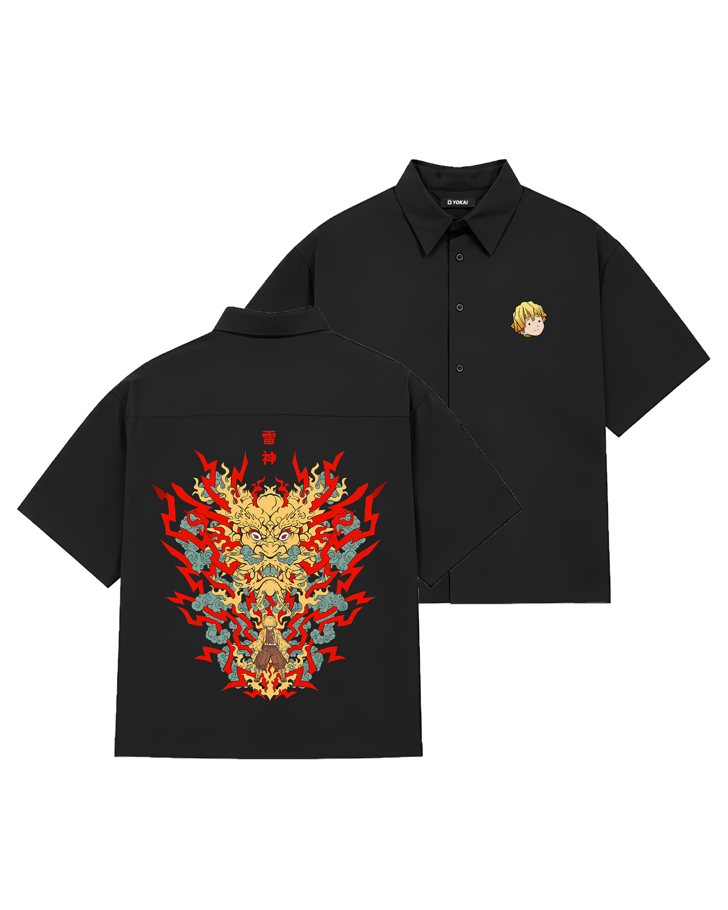 SHIRTS / DEMON SLAYER ZENITSU (BLACK)