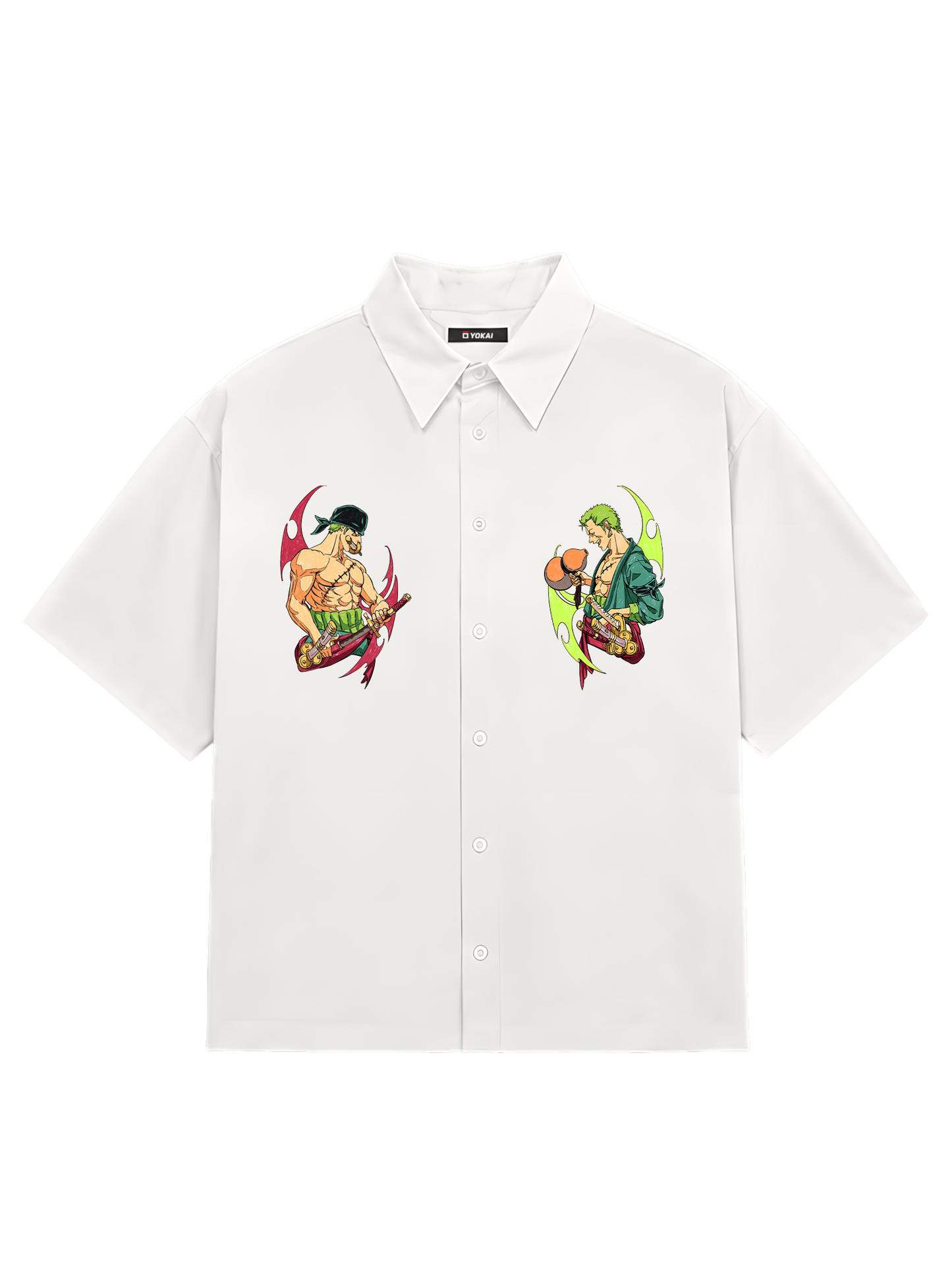 SHIRTS / RORONOA ZORO (WHITE)
